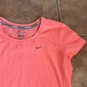 peach nike top